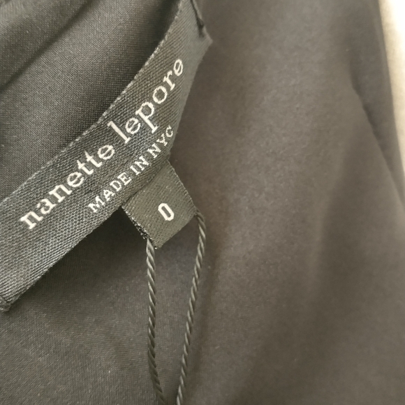 NWT Nanette Lepore black lace secret garden dress 0 - Picture 8 of 11